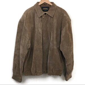 Cambridge Suede Bomber Jacket